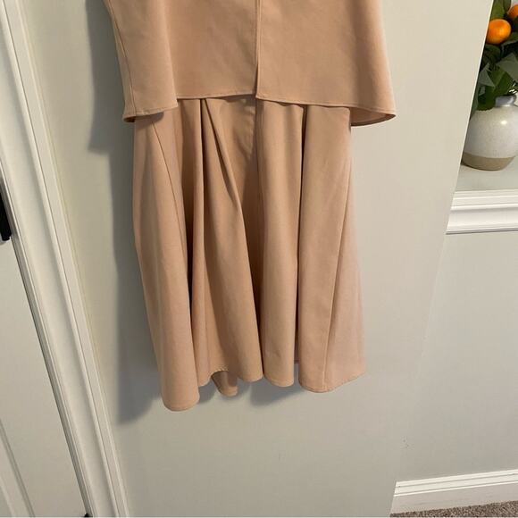 J.O.A. Los Angeles Pink Tan Strappy Mini Dress XS - Picture 5 of 11